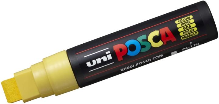 Actual product image Posca Marker PC-17K rectangular tip (Yellow, 15 mm, 1 x)