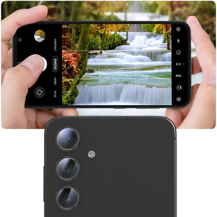 Actual product image 3MK Lens Protect Sam S24 FE Ochrona na obiektyw aparatu 4szt (4 Piece, Samsung Galaxy S21)