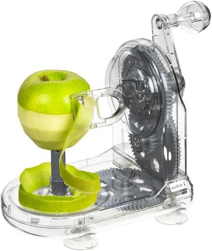 Actual product image Lurch Apple peeler stone grey