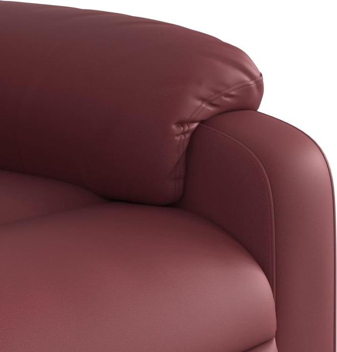 Image du produit VidaXL Fauteuil de massage vin rouge similicuir,Couleur : vin rouge,Matériaux