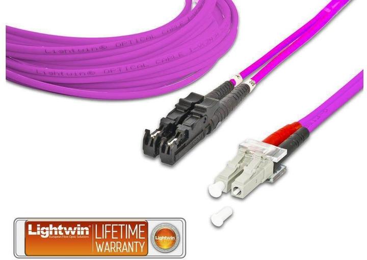 Actual product image Lightwin LWL Duplex Patch Cable Multimode (CAT7, 3 m)