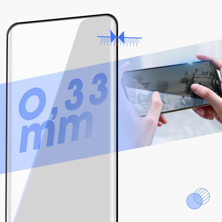 Immagine prodotto Dux Ducis Pellicola protettiva per display in vetro, pellicola in vetro 9H (1 Pezzo/i, Realme 11 Pro)