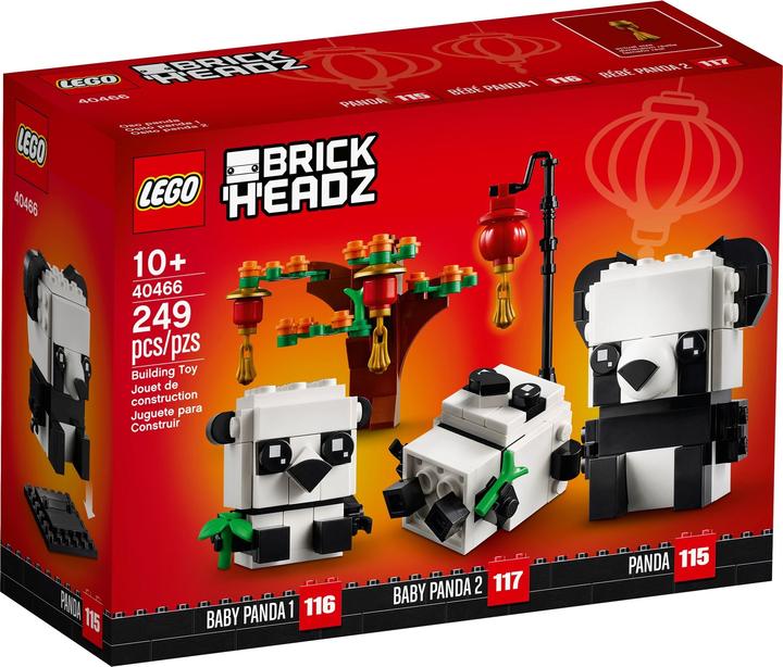 Immagine prodotto LEGO I panda per il Capodanno cinese (40466, LEGO Brickheadz)
