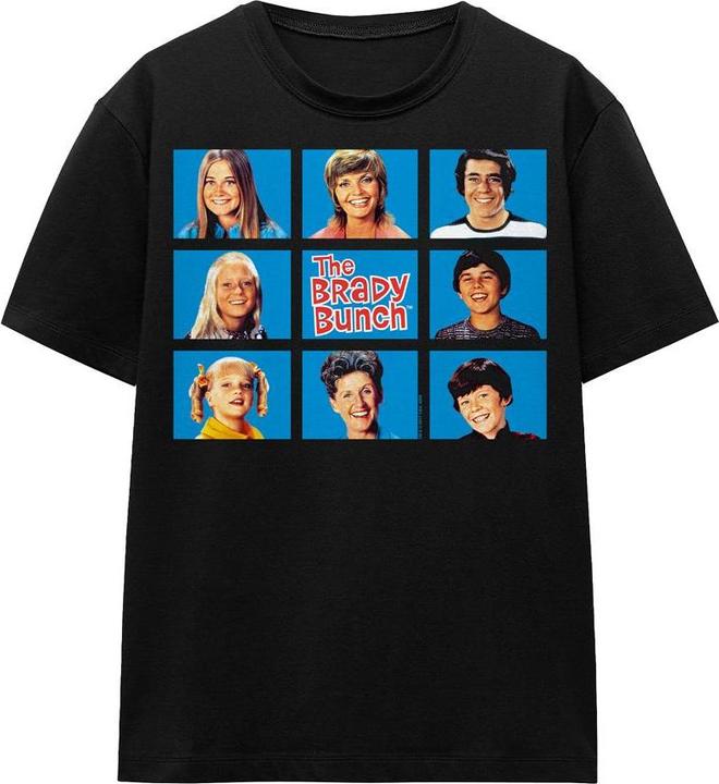 Actual product image The Brady Bunch Unisex Adult Framed T-Shirt (S)