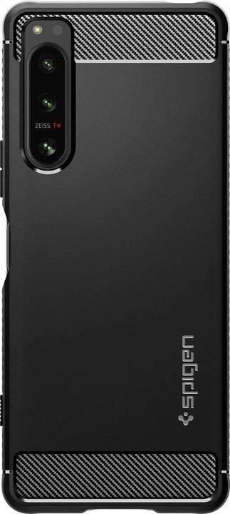 Actual product image Spigen Rugged Armor Sony Xperia 5 Iv Matte Black (Sony Xperia 5 IV)