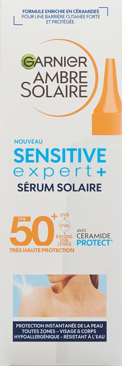 Produktbild Garnier Ambre Solaire Sensitive Adult (Sonnencreme Gesicht, SPF 50, 125 ml, 161 g)