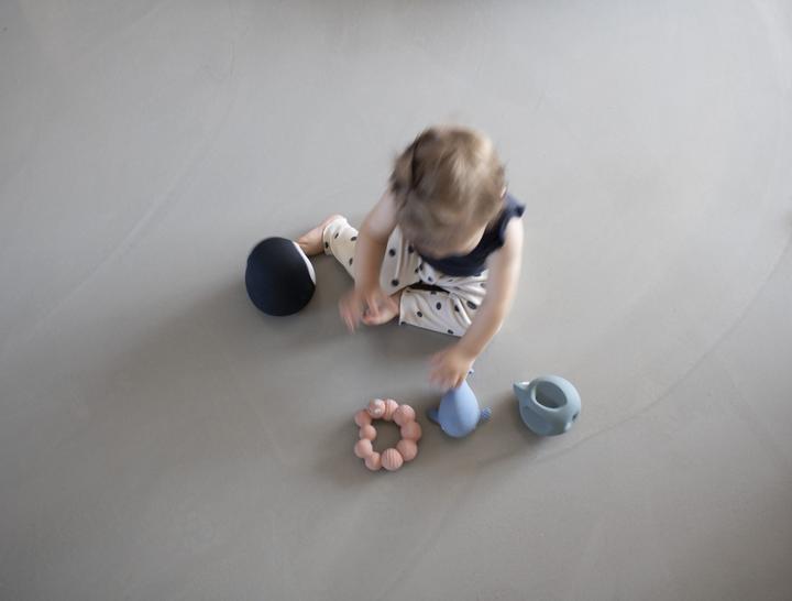 Actual product image Filibabba Teething ring - Frey the Frog Moss Green