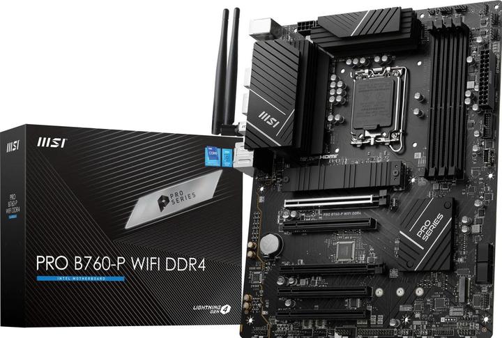Actual product image MSI PRO B760-P WIFI (LGA 1700, Intel B760, ATX)