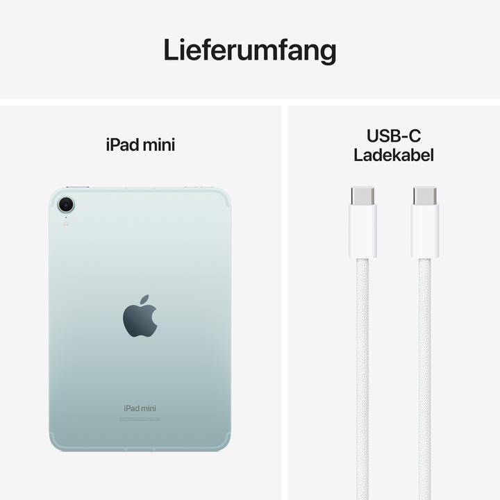 Produktbild Apple iPad mini (2024) (5G, 8.30", 128 GB, Blue)