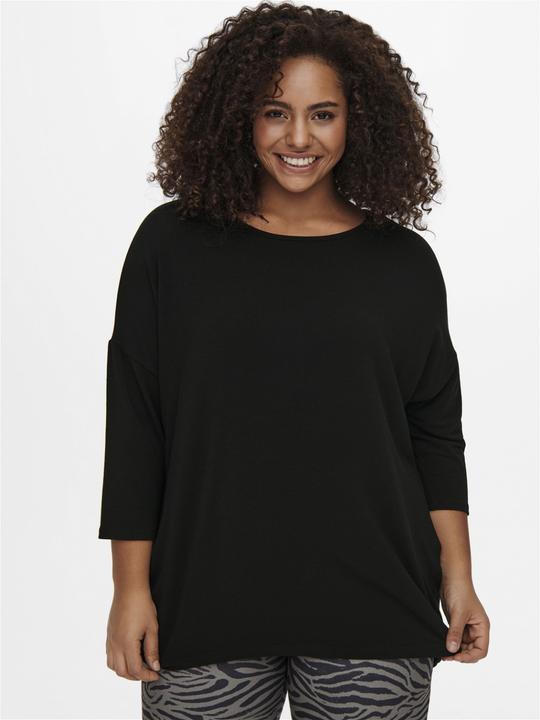 Image du produit Only Haut curvy à la coupe décontractée et aux manches 3/4 (54, XL)