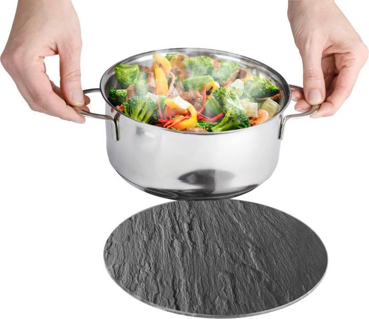 Produktbild Wenko Topfuntersetzer Mod. Schiefer Glas, Ø 20 cm