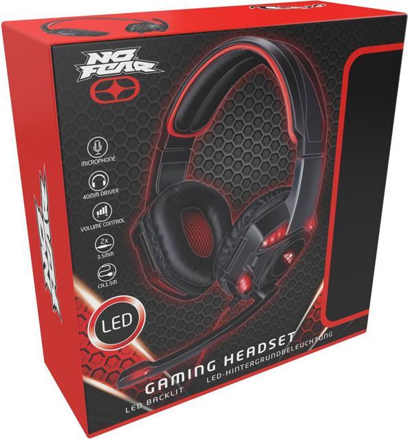 Actual product image No Fear Headset gaming 1.5m cable (Wireless)