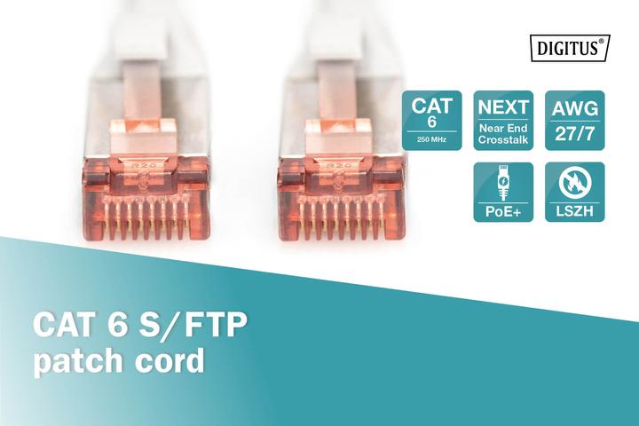 Immagine prodotto Digitus Cavo di rete (S/FTP, CAT6, 15 m)