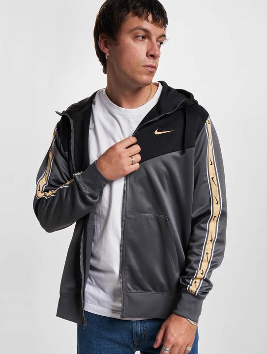 Produktbild Nike M Nsw Repeat Sw Pk Fz Hoody,Ir Iron Grey/Black/Sesame M (M)