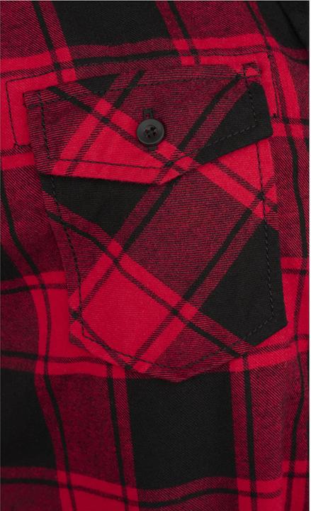 Actual product image Brandit Ladies Gracey Longshirt Top Size XS Colour Red/Black (XS)