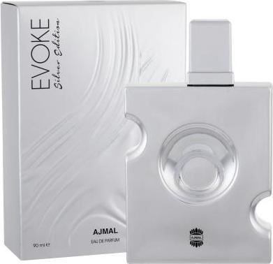 Actual product image Ajmal Evoke Silver Edition by Eau de Parfum Spray 90 ml (Eau de parfum, 90 ml)