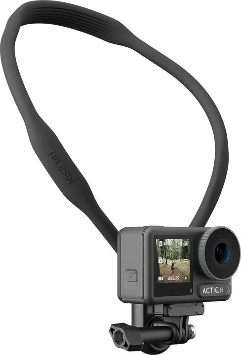 Immagine prodotto Telesin Supporto da collo nero per action camera/smartphone