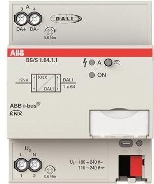 Immagine prodotto ABB DG/S1.64.1.1 Gateway DALI, base, 1-gang, REG