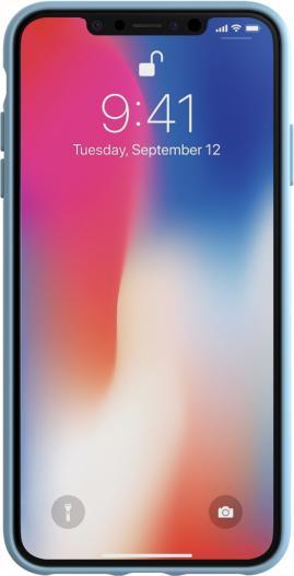Image du produit adidas PU Moulded Case suede bleu clair/blanc (Apple iPhone XS Max)