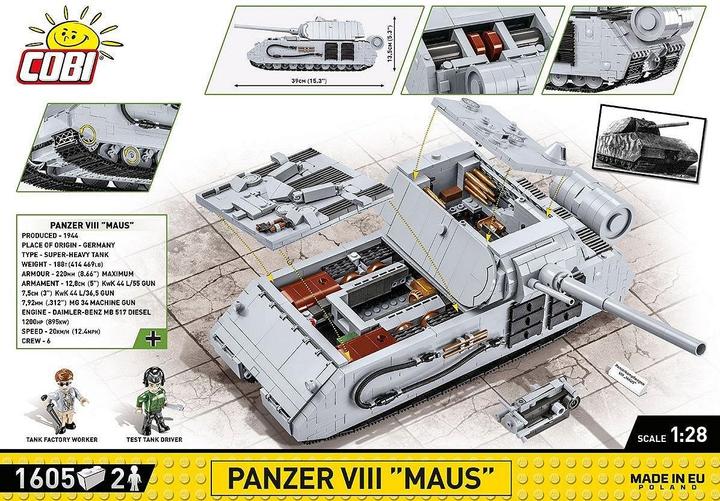 Produktbild Cobi Konstrukteur Panzer VIII Maus, 1
