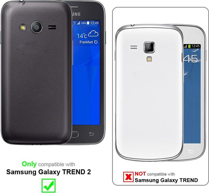 Actual product image Cadorabo Case for Samsung Galaxy TREND 2 with belt clip (Samsung Galaxy Trend 2)