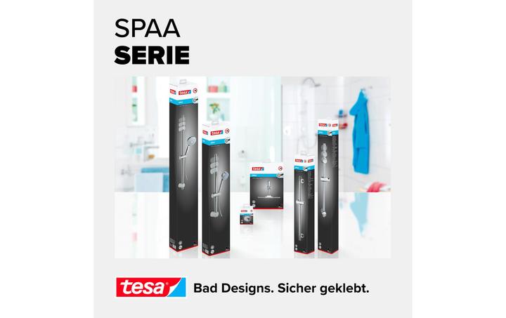 Produktbild tesa SPAA Duschstange inkl. Klebelösung ohne Bohren
