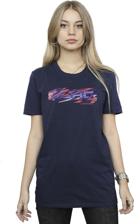 Actual product image Disney Womens/Ladies Lightyear Zurg Graphic Title Cotton Boyfriend T-Shirt (XXL)