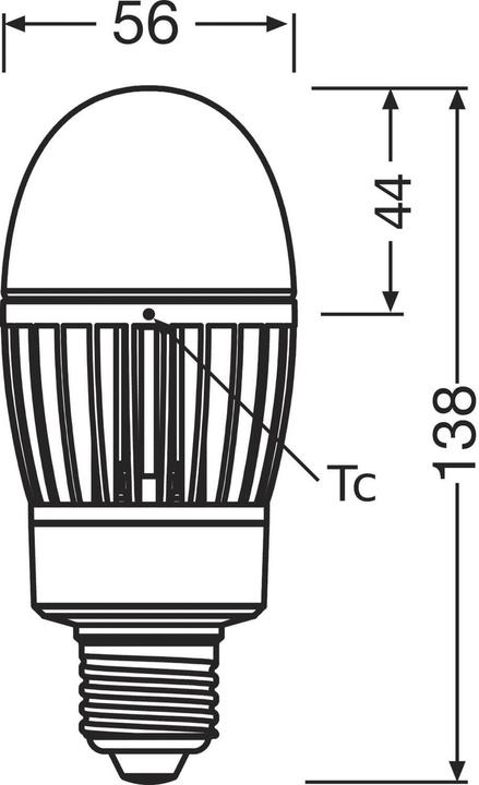 Actual product image Ledvance HQL LED P 2000LM 14.5W 840 E27 (E27, 14.50 W, 2000 lm, 1 x, D)