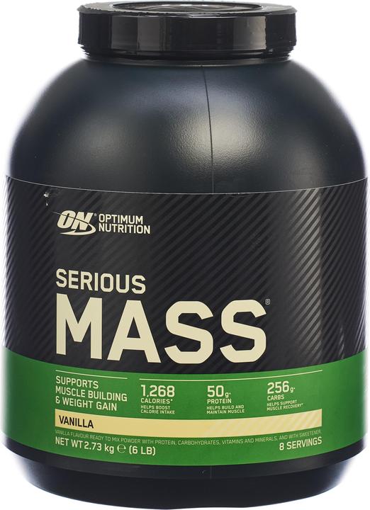 Image du produit Optimum Nutrition Serious Mass (Boissons sportives en poudre, Vanille, 1 pcs, 2727 g)