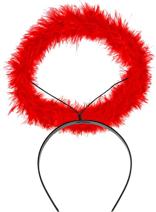 Actual product image Widmann Marabou Heiligenschein Rot