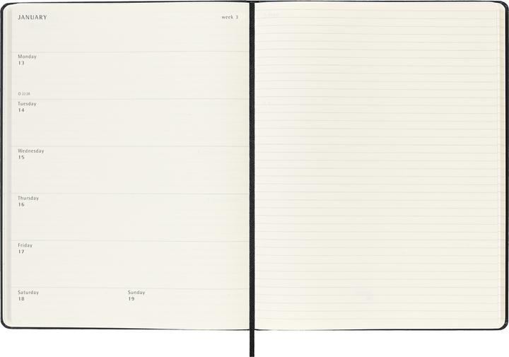 Image du produit Moleskine Calendrier de notes (19 x 25 cm, Anglais)