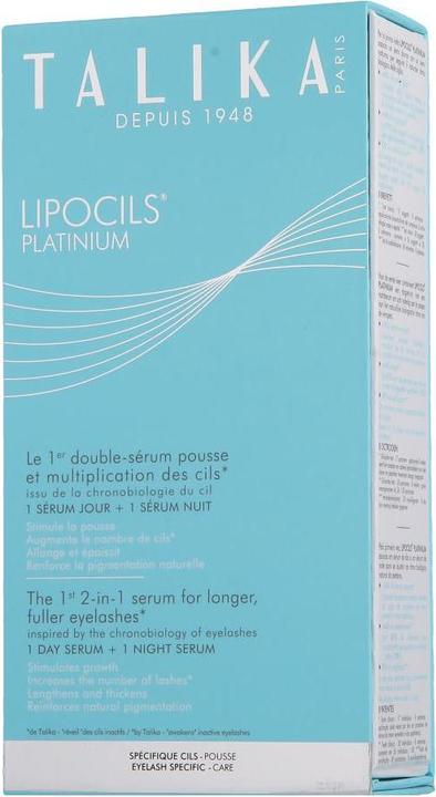 Immagine prodotto Talika Lipocils Platinum Trattamento Ciglia (20 ml, Giorno + Notte)