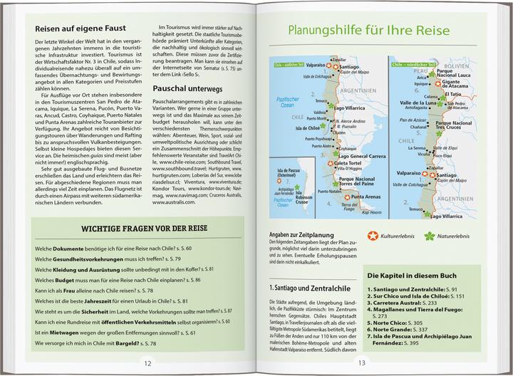 Valeurs nutritives et ingrédients Reise-Handbuch Reiseführer Chile mit Osterinsel (Allemand, Susanne Asal, Sophia Boddenberg, 2025)
