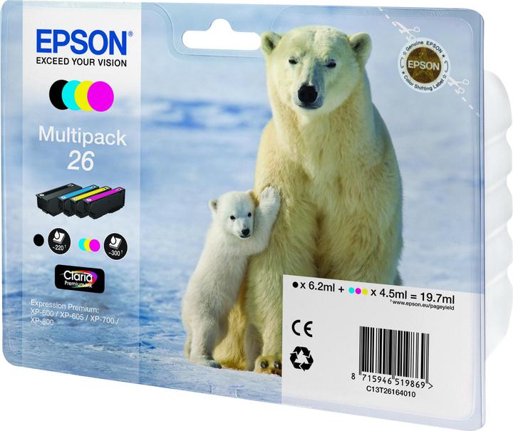 Immagine prodotto Epson 26 (M, Y, C, FC)