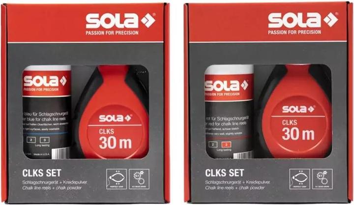 MGA SOLA CLKS Set di cordicelle blu - 30 m di cordicella con gesso BLU 230 g in un pratico set - schn