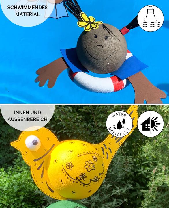 Produktbild I Am Creative Styroporkugel Halbschalen