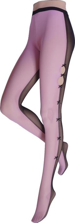 Actual product image Levee Fashion bicolour tights, colour 399 black-pink, size 40-42 (40 - 42)