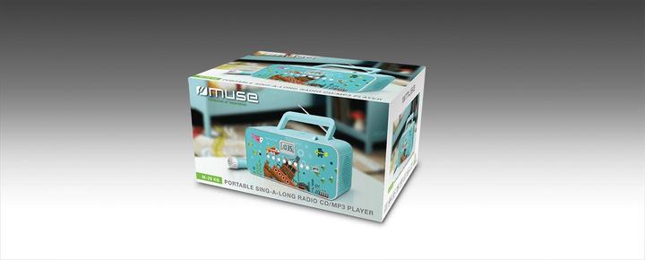 Immagine prodotto Muse M29KB Lettore CD per bambini CD, FM, USB Con microfono (FM, MW, PLL)