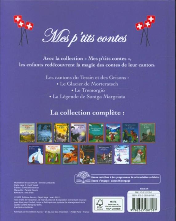 Produktbild Mes p'tits contes des cantons du Tessin et des Grisons (Französisch, Pompeï Christine, 2022)