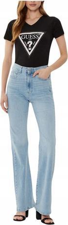 Produktbild Guess Damen T-Shirt Vn Python Triangl Schwarz (L)