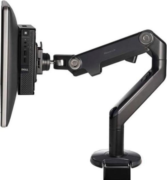 Actual product image Dell Dual VESA mounting stand with adapter box, OptiPlex Micro Black customer kit (Table)