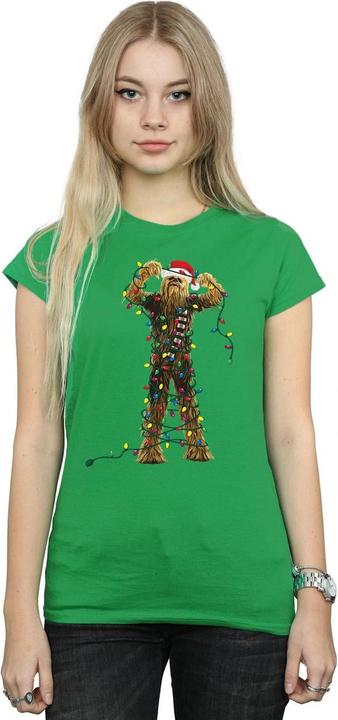 Image du produit Star Wars - T-shirt CHEWBACCA CHRISTMAS LIGHTS - Femme (L)