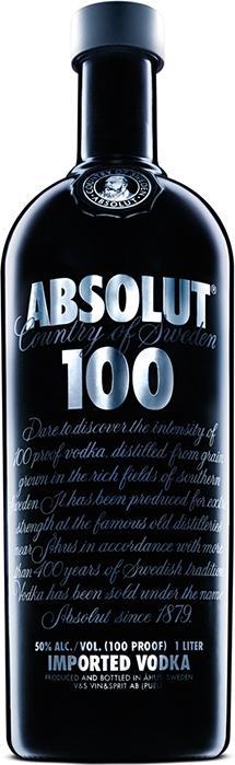 Absolut 100 proof (1 x 100 cl)