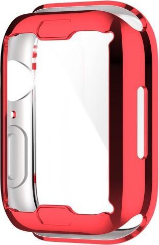 Produktbild Cover-Discount Apple Watch 41mm - Gummi Schutz Case rot