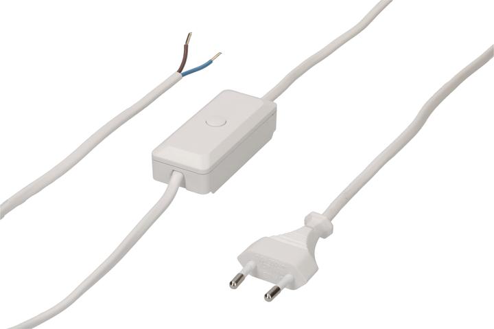 Max Hauri Câble d'alimentation TDLF H03VVH2-F2x0.75 Type 26 avec variateur universel à cordon