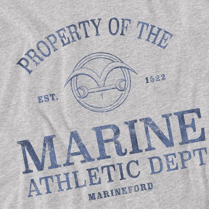 Actual product image One Piece Mens Marine Dept Athletic T-Shirt (XL)