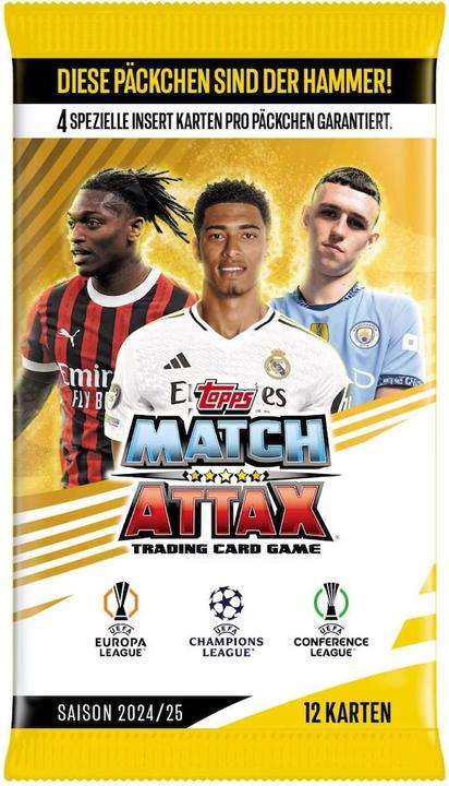 Actual product image Topps Match Attax UEFA CL Booster 24/25 (English, Booster display)