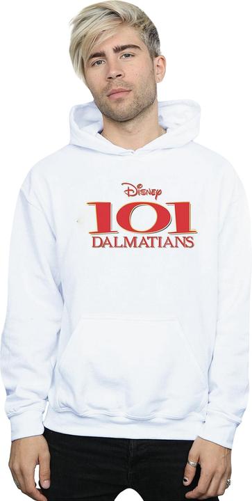 Actual product image Disney Mens 101 Dalmatians Logo Hoodie (S)
