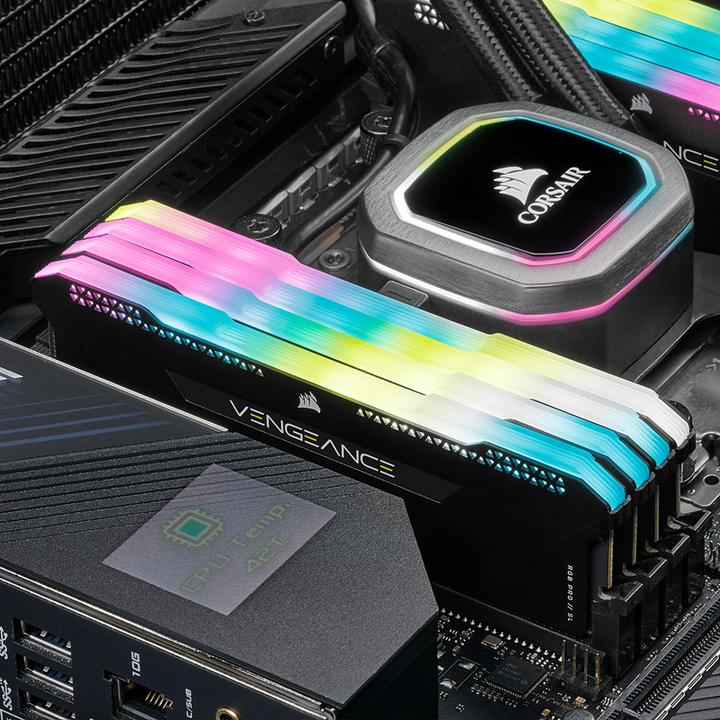 Produktbild Corsair Vengeance RGB Pro SL (4 x 8GB, 3200 MHz, DDR4-RAM, DIMM)