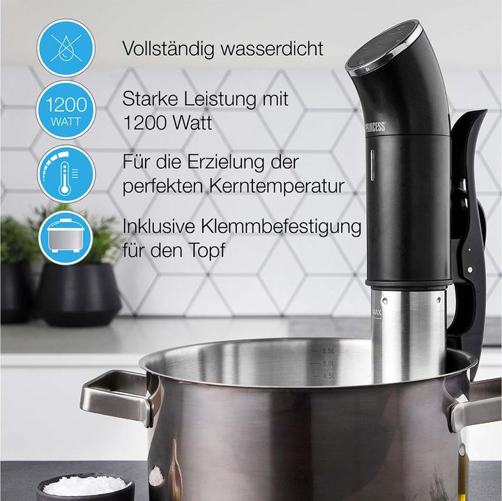 Actual product image Princess Waterproof sous vide stick